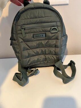 Reebok Cameron Quilted Mini Backpack Green